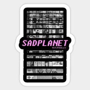 SadPlanet (TapeCollection) Sticker